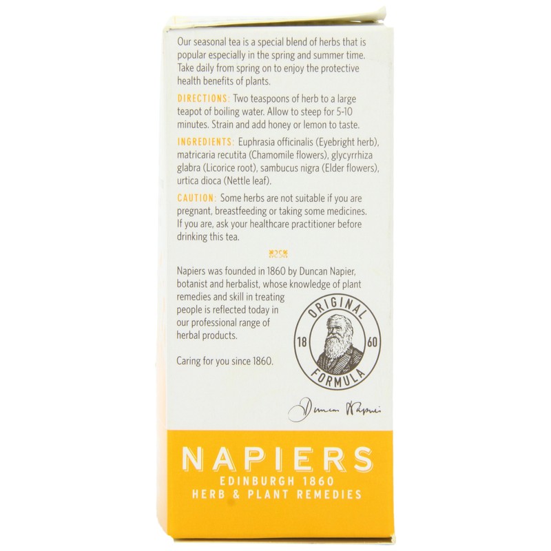 Napiers Summertime Herbal Tea Blend 100g - Natural Herbal Loose