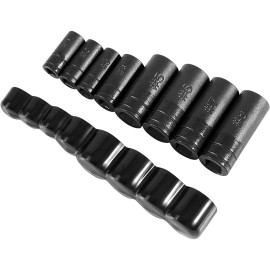 LIS 70500 Tap Socket Set 1/4" 3/8" Drive Fit Fractional MCTI Standard Tap 8-Piece