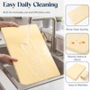 Japanese Rubber Cutting Board Sushi Chopping Block,18" X 10.6"X 0.8"