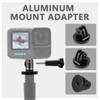 Higatful 2PC Alumium Tripod Mount Adapter Compatible with Gopro Hero