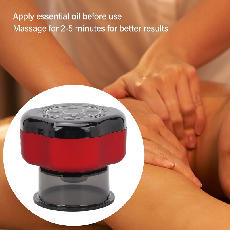 Gua Sha Cupping Massager Set 12 Gears Dynamic Hot Compress