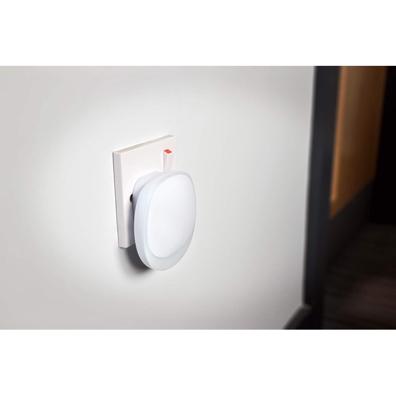 Mercury Single Receiver Wireless Plug-in Doorbell with LED Alert &