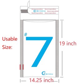50/100/200/300/400/500 pcs #7 14.25x20 Poly Bubble Padded Envelopes Mailers Shipping Bags AirnDefense (100)