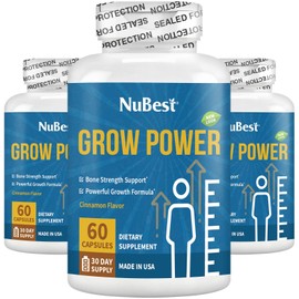 Grow Power Support Healthy Growth, Bone Strength & Immunity for Age 10+ - Pack 3