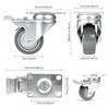 Fixhando 3 Inch Locking Casters Set of 4, Heavy Duty