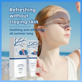 Birch sap moisturising sunscreen, organic facial sunscreen SPF 50 PA ++++, Korean moisturising cream, powerful UV protection.