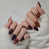 [M;H #] Autumn Pumpkin Handmade Nail Tips - Enter Lake