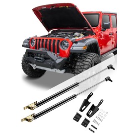 Vepagoo Front Hood Struts fit Jeep Wrangler JK & Unlimited 2011-2018, Gas Shock Lift Supports Spring, 2Pcs