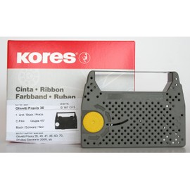 Kores G176CFS"Black Ink" C-Film Ribbon for Olivetti Praxis 20