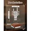 CoolGift Mart Light Up Guitar Pick Holder, Acrylic Rock and