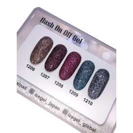NashlyNails ICEGEL Flash On/Off Gel Polish 1208-1207 (1209 Blue)