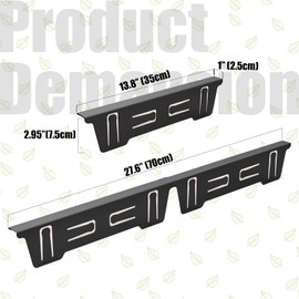 ZLYDESUSU 2Pcs Stainless Steel Oven Gap Cover - Expandable, Heat Resistant Gap Filler, Stops Debris, Easy to Clean, Easy to Install, Dishwasher Safe