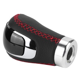 Gear Knob Focus, Car Gear Shift Knob, Universal Car Gear Knob Stick Head Gear Lever Handball Leather Universal for Car (Red)