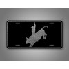 Bull Rider License Plate Cowboy Auto Tag Aluminum Sign
