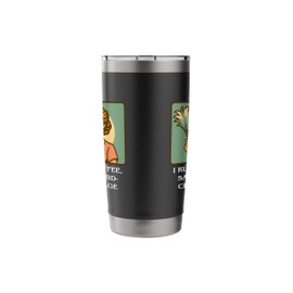 Retro Woman Classic 1950s, Dose of Caffeine & Splash of Sass Stainless Steel Insulated Tumbler