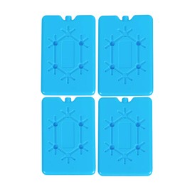 Generic 4-Piece Ice Pack Set for Lunch Boxes, Blue, 6.49 x 4.33 x 0.59 in