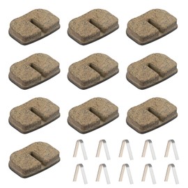 yorpyep 5 Set Mini Bike Disc Brake Pads, Heat-Resistant & Anti-Aging Mountain Bike Brake Pad, Resin Semi-Metallic Caliper Friction Block, Universal for Most Motorcycles, ATVs, Scooters (Multicolored)