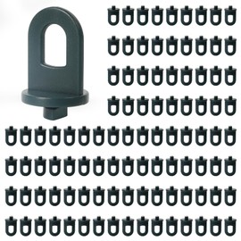 100 x Greenhouse Clips with High Load Capacity - Sturdy Plant Holders, Perfect Eyelets Trellis Clips Plastic, Hanging Devices for Greenhouse, for Your Greenhouse and Paradise