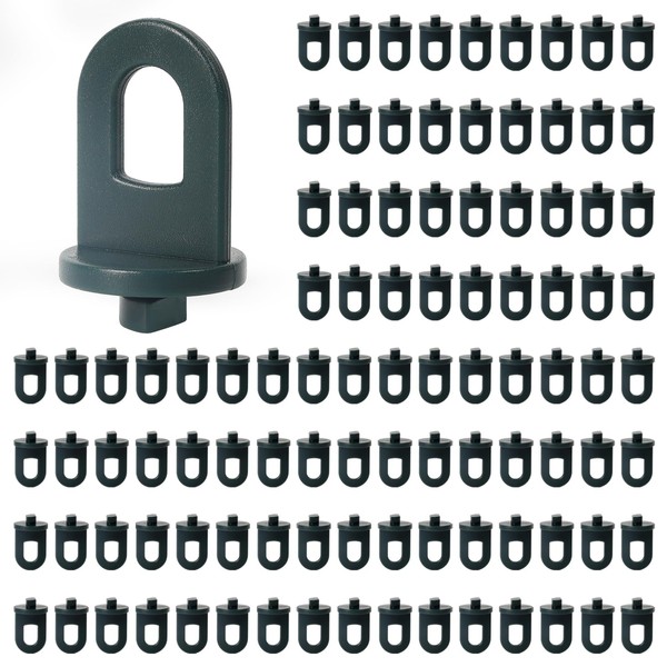 100 x Greenhouse Clips with High Load Capacity - Sturdy