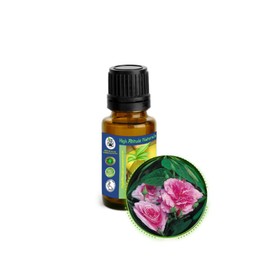 HIGH ALTITUDE NATURALS 15ml (1/2oz) Rose Petal (Rose Otto, Rosa Damascena) Essential Oil - 100% Pure, Undiluted, Uncut - Solidifies When Cold