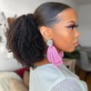 Kinky Curly Ponytail Extension Human Hair Ponytail Drawstring Ponytail Extension