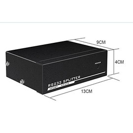 ES-tune RS232 DB9 9 Pin 1 in 4/8 Output Reverse Splitter Bidirectional Input/Output Cascadable Printing Manufacturing USB (COM)