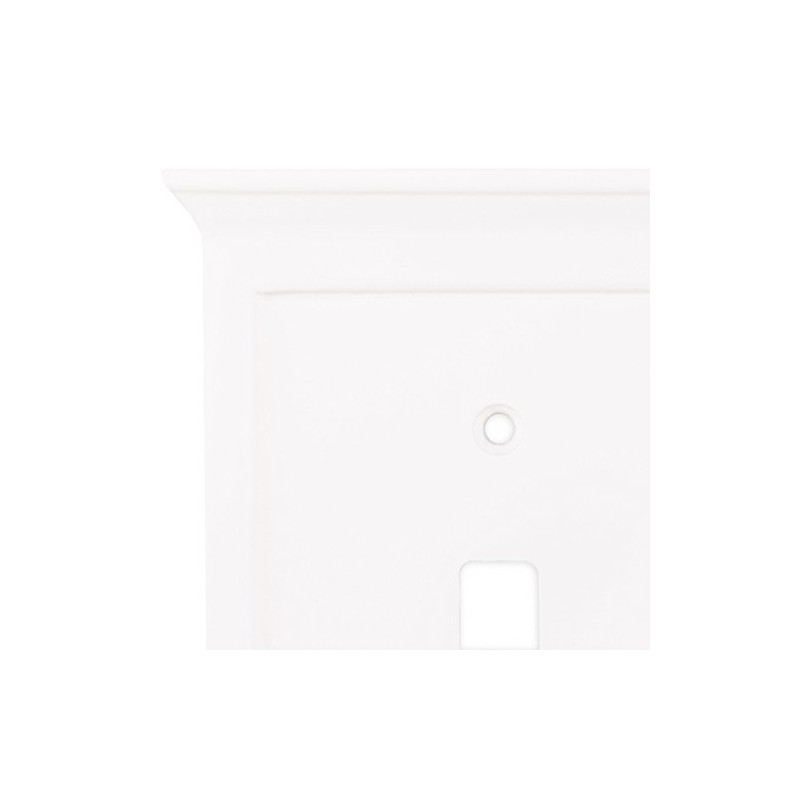 Allen + roth Capitol 2-Gang White Double Toggle Wall Plate