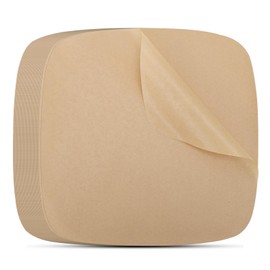 Beasea Air Fryer 8 Inch Parchment Liners, 200pcs Disposable Square Unbleached Air Fryer Filter Paper Non-perforated Parchment Bamboo Steamer Papers for Air Fryer and Steaming Basket