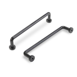 POVEFONK 10 Pack 3.75 inch(96mm) Matte Black Kitchen Cabinet Handles Cabinet Pulls Black Drawer Pulls Kitchen Cabinet Hardware Kitchen Handles Drawer Pulls Dresser Handles