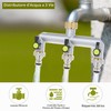 QWORK® Distributore acqua di rubinetto a 3 vie, sdoppiatore rubinetto