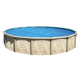 In The Swim 15' Premium Blue Round Solar Pool Cover 12 Mil for Solar Heating Above Ground Pools and Inground Pools