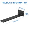 Heavy Duty Shelf Brackets, Floating Shelf Bracket 12 inch 6