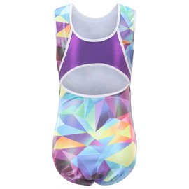 FEOYA Girls' Gymnastics Shorts Headband Set Sleeveless/Long Sleeve Children's Leotard with Rhinestones Girls Set of 3 Gymnastics Clothing Dance Costumes, G, 9 - 10 years