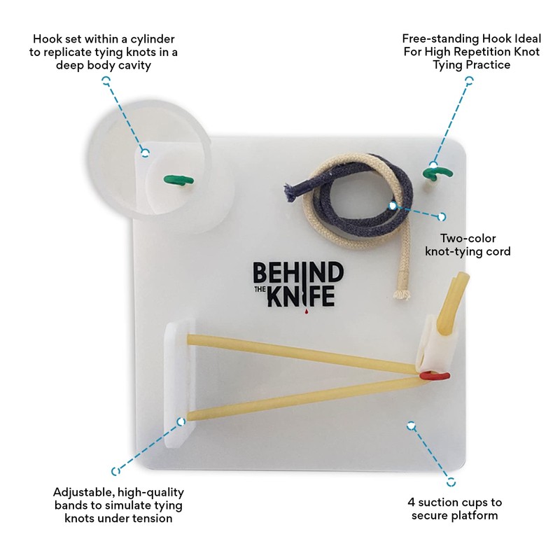 Behind the Knife Practice Kit with How-to Videos for Left