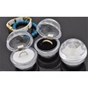 PLATA Ring Storage Box [Black] Crystal Paper Box Included