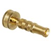 ATDAWN Brass Hose Nozzle, Heavy-Duty Brass Adjustable Twist Hose Nozzle,