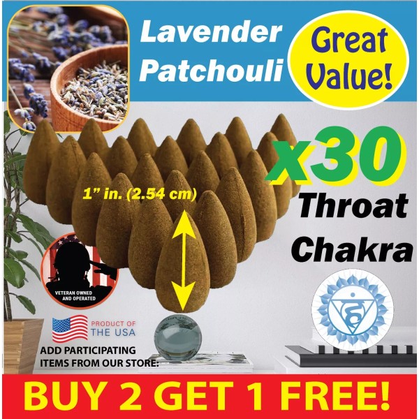 Benben Home & Lifestyle Lavender Patchouli Benben US Incense 30xBackflow