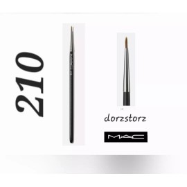 M·A·C MAC  *210 EYE LINER/BROW BRUSH* / Synthetic Fiber / Brush / NEW