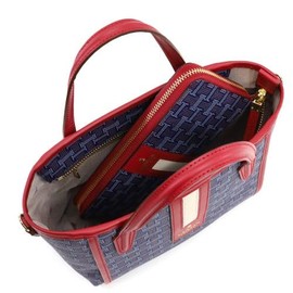 Lanvin Collection 61-6312 Two-Way Shoulder Felia Bag, navy/red