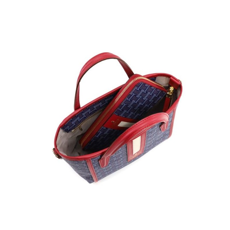 Lanvin Collection 61-6312 Two-Way Shoulder Felia Bag, navy/red