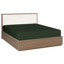 Volcano Infinity King size fitted sheets Extra Deep 152×200×40 CM Poly cotton Plain and Soft (Also available Single Fitted Sheet, Double fitted sheet, Super King Fitted sheet)