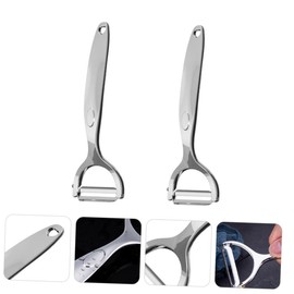 FUNOMOCYA 2pcs Y Shape Vegetable Peeler Stainless Steel Fruit Peeler for Easy Vegetable and Fruit Peeling Comfortable Handle Lightweight Kitchen Tool