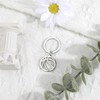 Basketball Keychain for Men Cutout Metal Basketball Design Sports Keyring