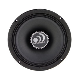 Massive Audio M8S MS Series. 8 Inch, 300 Watts, 4 Ohm Pro Audio Midrange Shallow Mount Speaker for Cars, Stage and DJ Applications. Sold Individually.