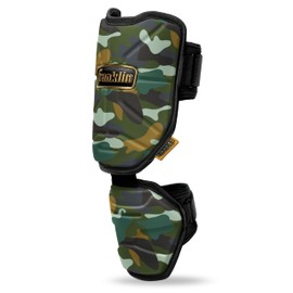 Franklin Sport Baseball Elbow Guard - PRT Series Adult Baseball + Softball Elbow Shield for Batting - Protective Elbow + Forearm Pad - Right + Left Hand Hitters - Camo/Gold - One Size - Adult