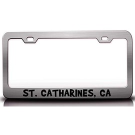 Custom Brother - ST Catharines CA USA Canada Metal Car SUV Truck License Plate Frame Ch j29
