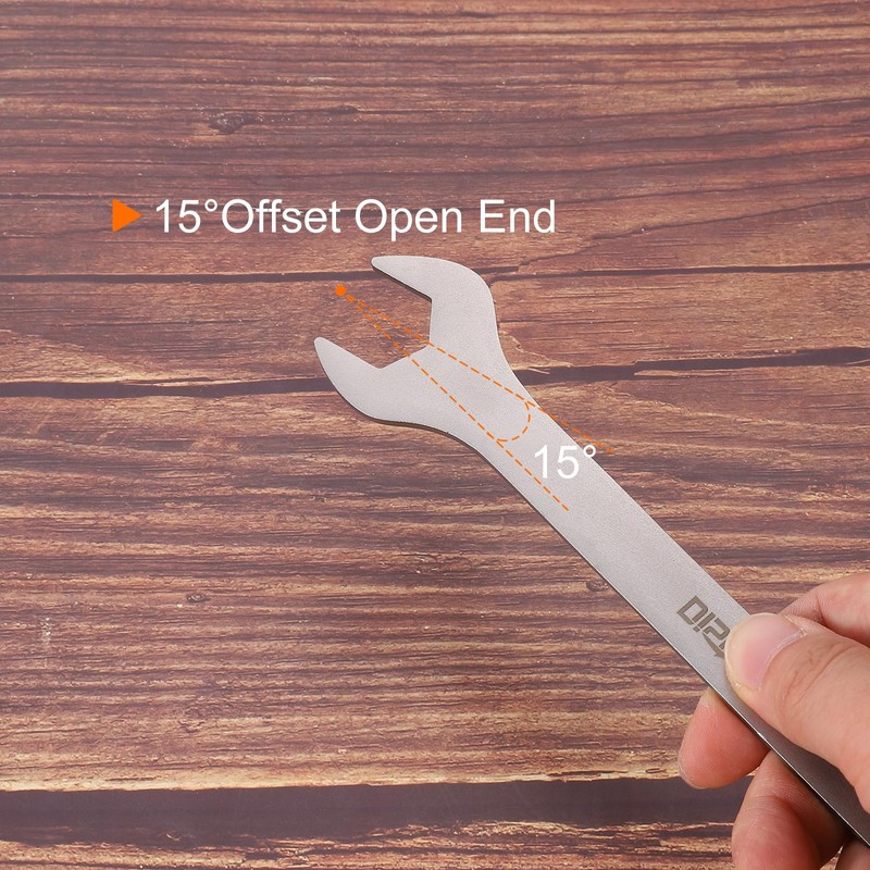 HARFINGTON Thin Combination Wrench Metric 5mm 6-Point Ended Box 15