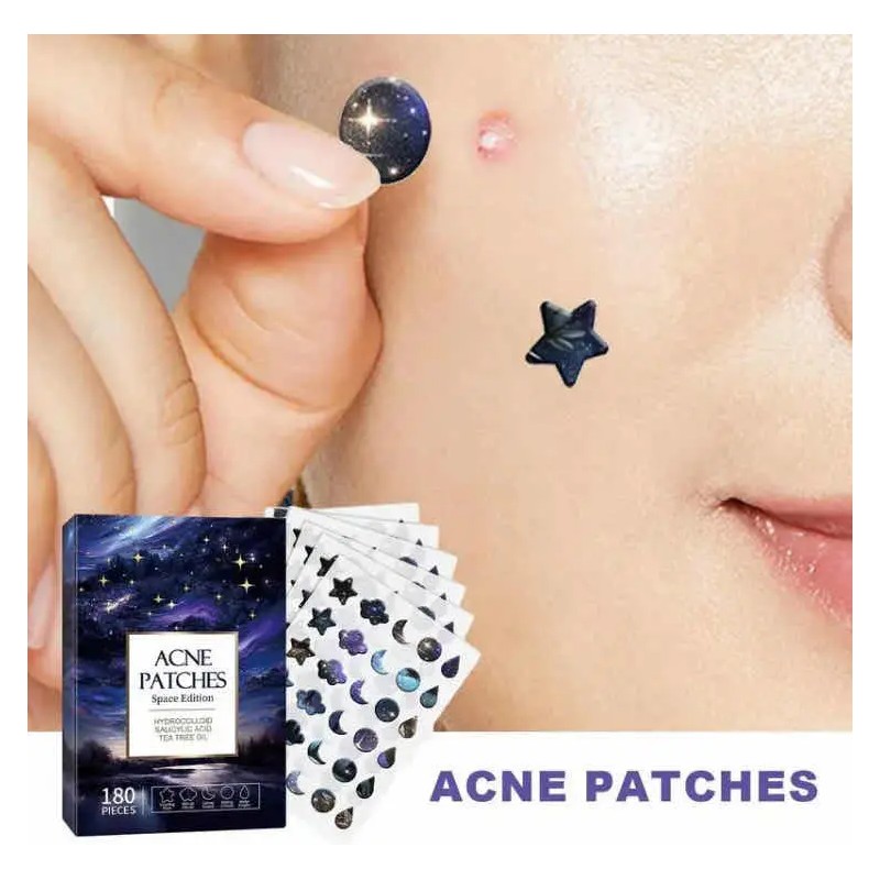 Parches Star Hidrocoloide Space 180 Pzs Árbol Té- Salicilico