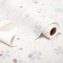 RAY STAR Shelf Liner, Non Adhesive White Floral Cabinet Liner for Pantry Drawer, Strong Grip Non Slip Waterproof, Shelf Liners for Kitchen Cabinets Organization 12 Inch x 10 FT (2 Rolls)