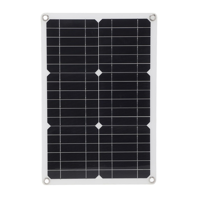 20W 18V Monocrystalline Solar Panel Kit Multifunctional Emergency High Efficiency